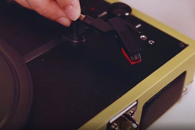 You are all set to change the needle on the Crosley record player