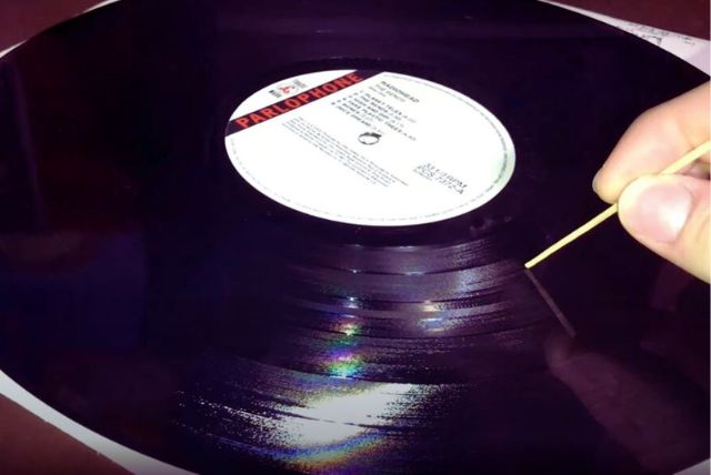 DIY Methods to Fix Scratches on Vinyl Records (toothpick method)