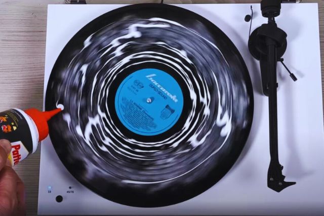 Wood Glue (Epoxy) Method to remove scratches from vinyl records