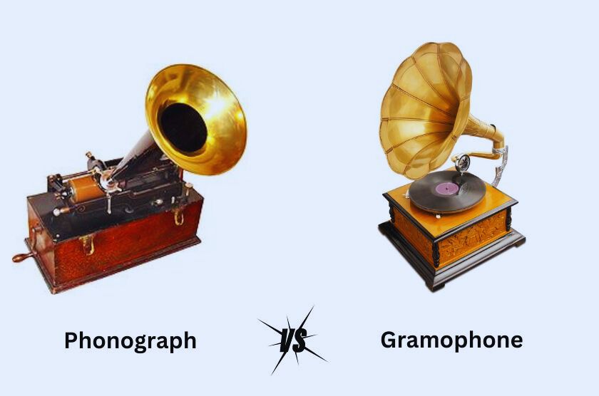 Gramophone vs phonograph