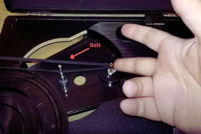 Inspect the belt on Crosley