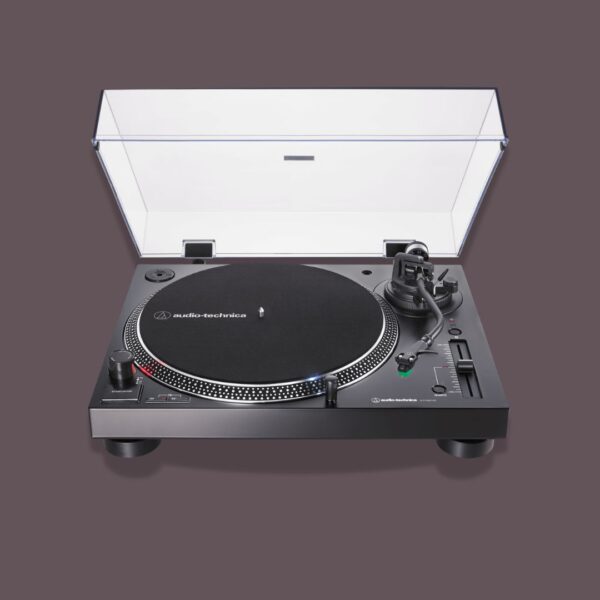 Audio-technica at lp120xbt-usb turntable in black color