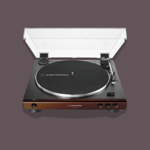 Audio technica-lp60x in brown color