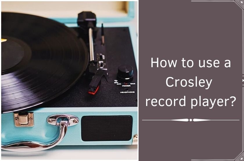 Crosley record player how-to-use